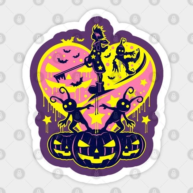 Heartless Halloween Sticker by logozaste